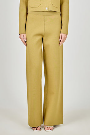 ENDLESS ROSE - Relax Fit Knit Pants - PANTS available at Objectrare