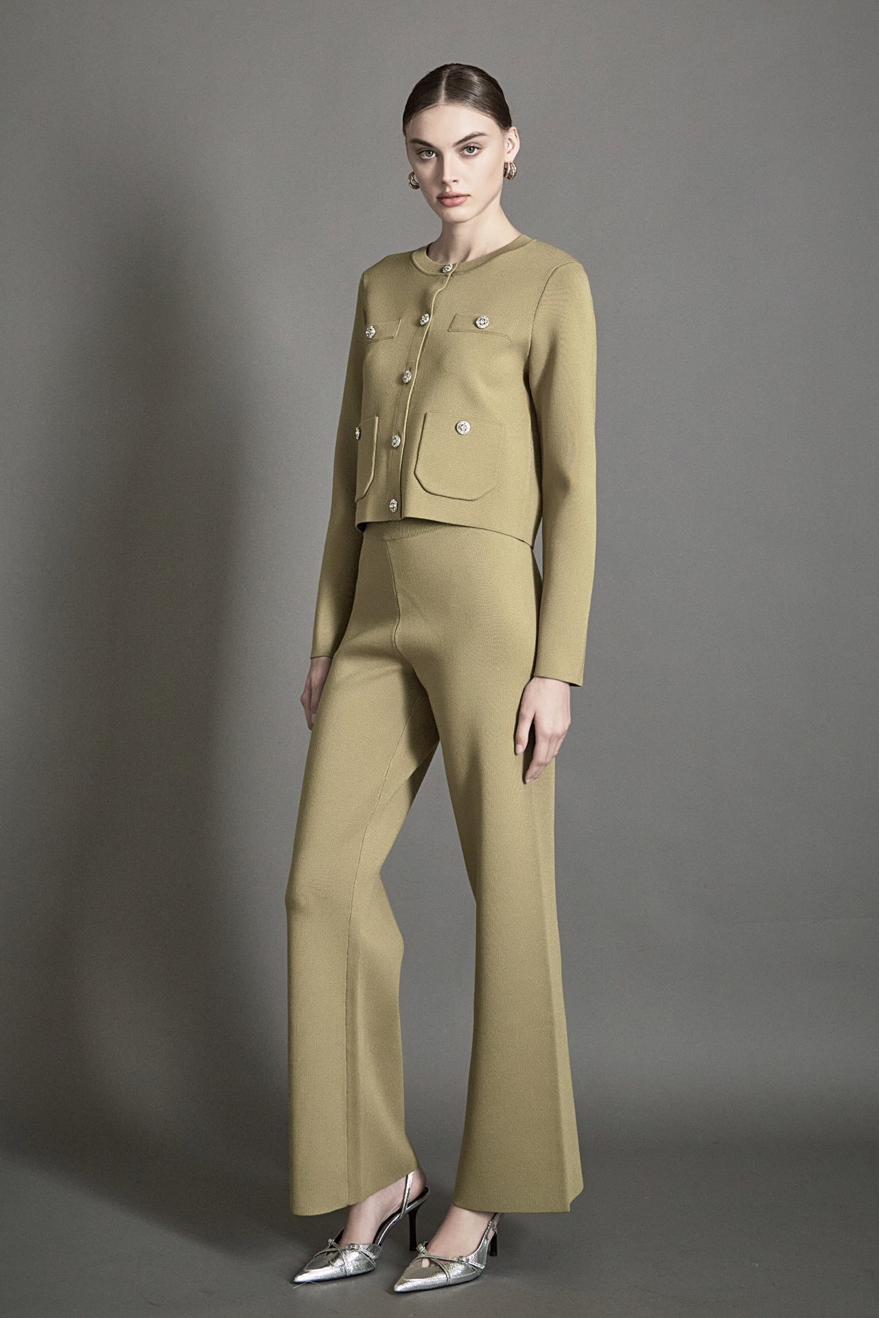 ENDLESS ROSE - Relax Fit Knit Pants - PANTS available at Objectrare