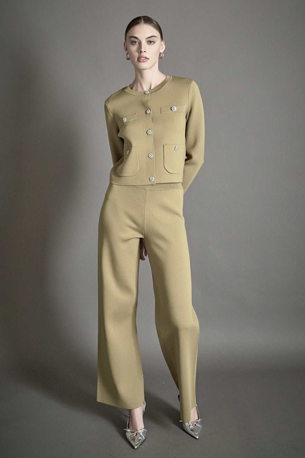ENDLESS ROSE - Relax Fit Knit Pants - PANTS available at Objectrare