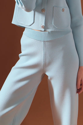 ENDLESS ROSE - Relax Fit Knit Pants - PANTS available at Objectrare