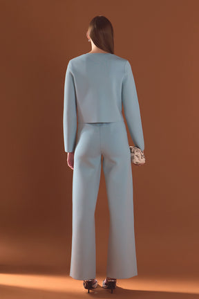 ENDLESS ROSE - Relax Fit Knit Pants - PANTS available at Objectrare