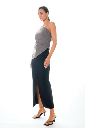 GREY LAB - Asymmetric Ruched Top - TOPS available at Objectrare