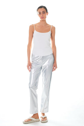 GREY LAB - Grey Lab - Shiny PU Pants - PANTS available at Objectrare