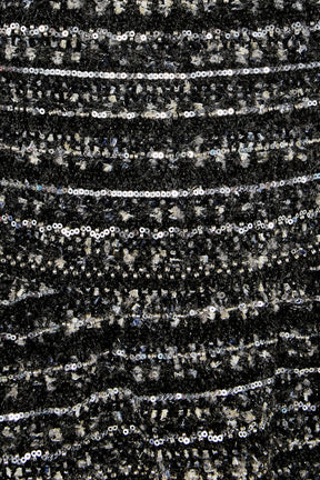 ENDLESS ROSE - Sequin Textured Peplum Top - TOPS available at Objectrare