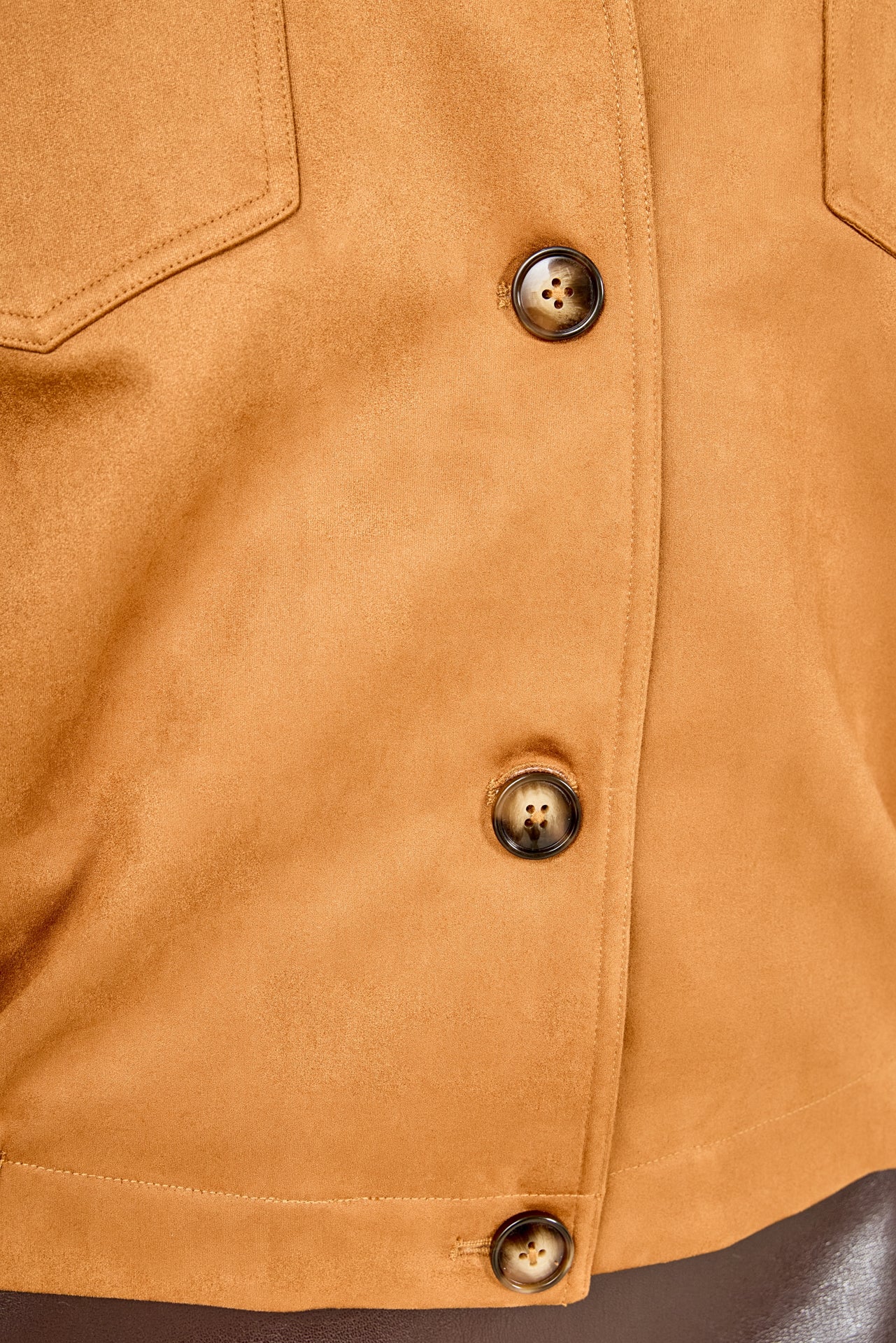 ENDLESS ROSE - Suede Oversized Jacket - JACKETS available at Objectrare