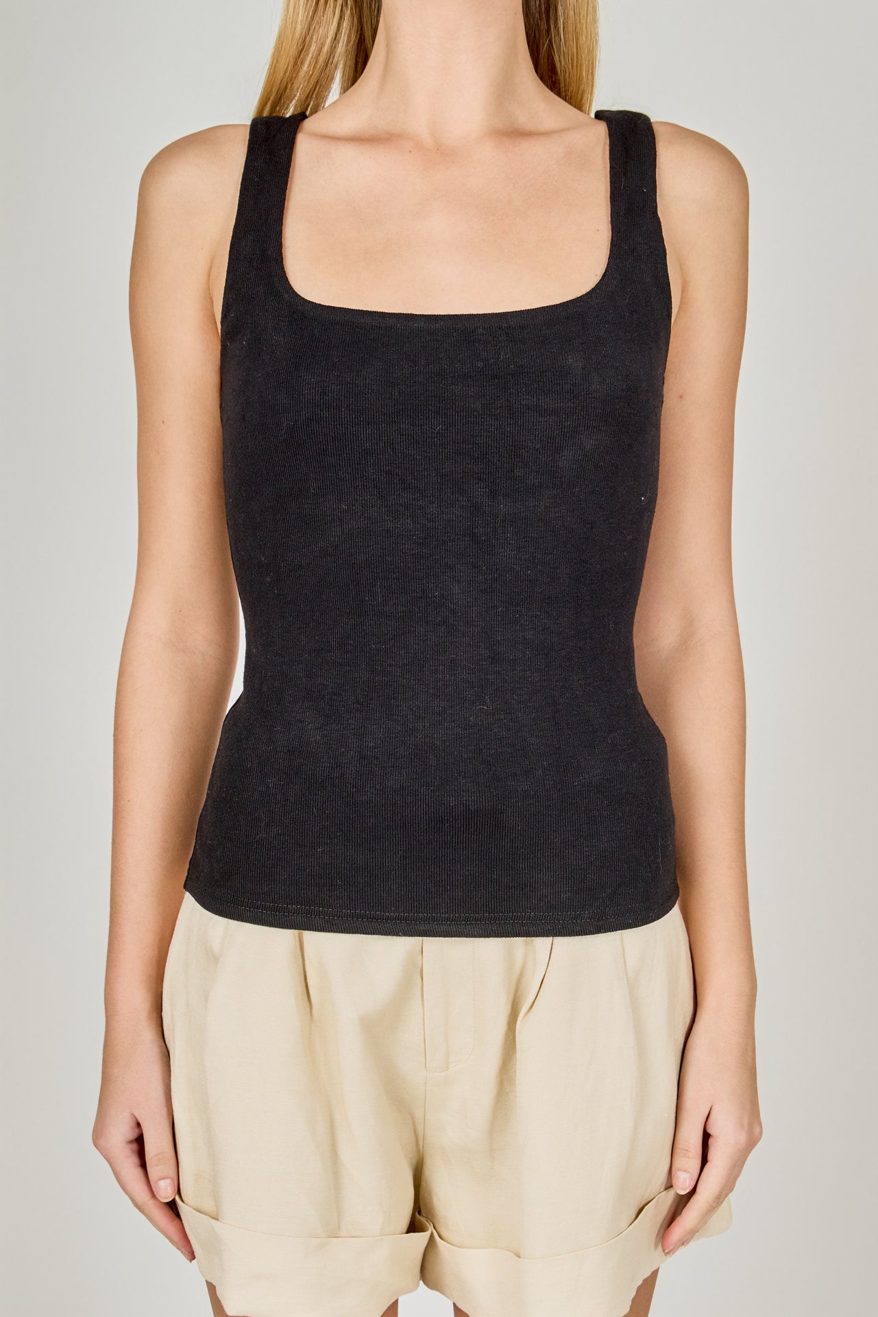 ENDLESS ROSE - Knit Tank Top - TOPS available at Objectrare