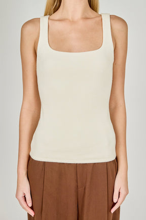 ENDLESS ROSE - Knit Tank Top - TOPS available at Objectrare