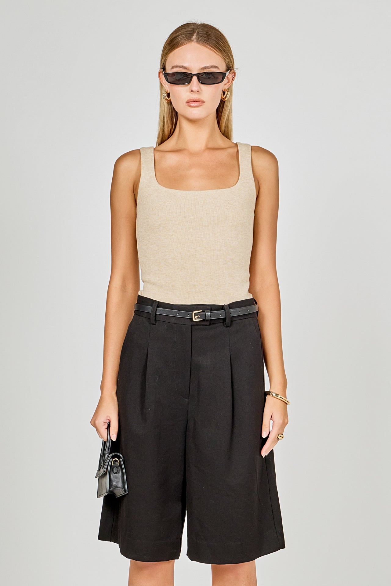 ENDLESS ROSE - Knit Tank Top - TOPS available at Objectrare