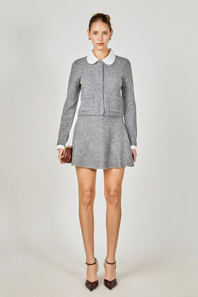 ENDLESS ROSE - Knit Flare Circle Skirt - SKIRTS available at Objectrare