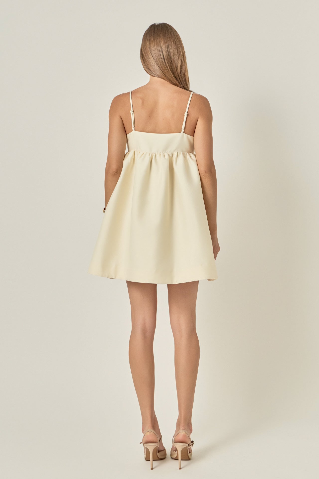 ENDLESS ROSE - Bead Embellished Bow Mini Dress - DRESSES available at Objectrare