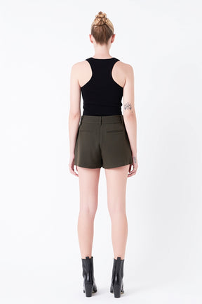GREY LAB - Low Waisted Mini Skort - SKORTS available at Objectrare