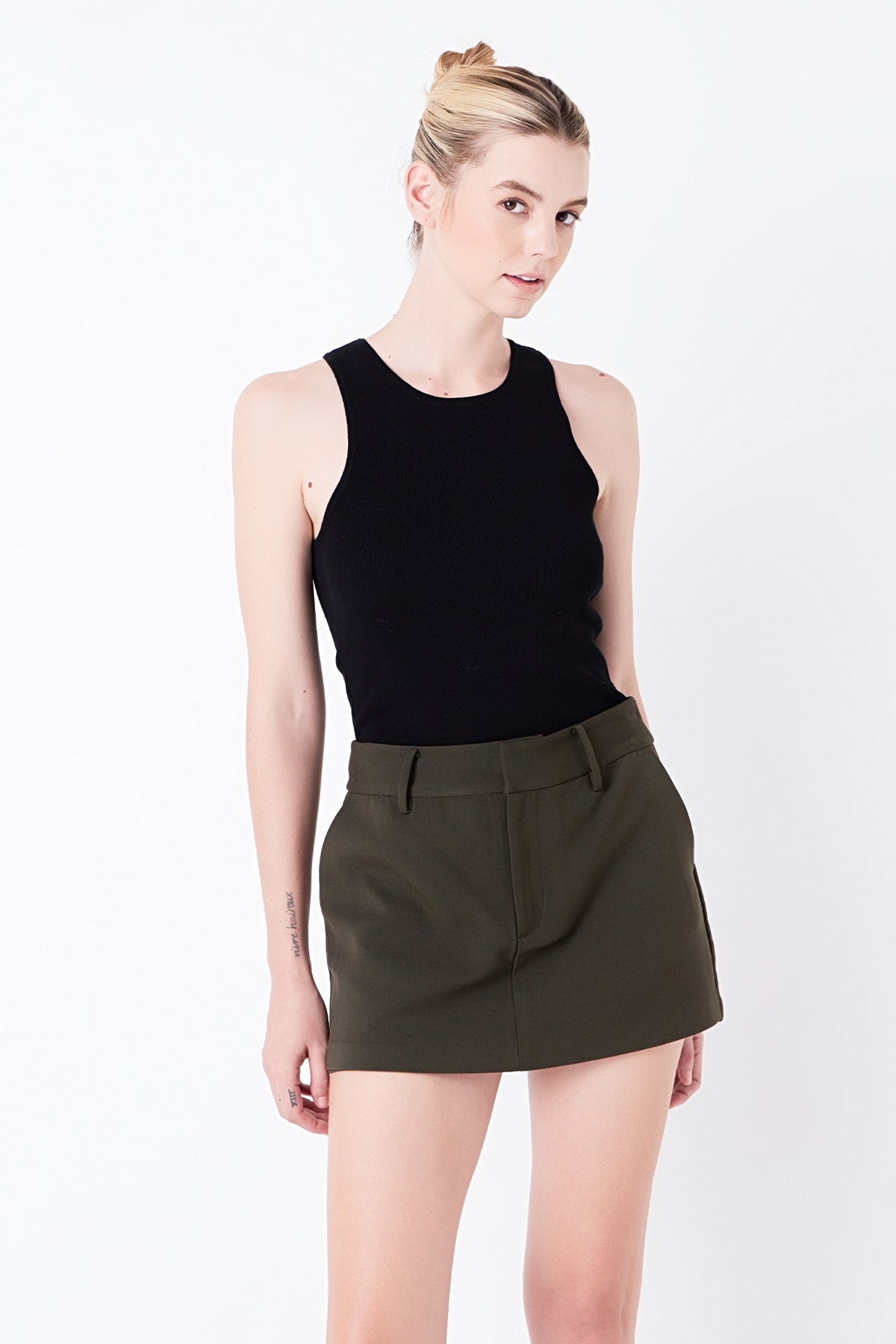 Grey Lab - Low Waisted Mini Skort