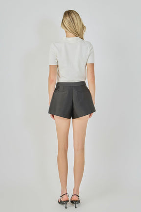 ENDLESS ROSE - Wide Leg Shorts - SHORTS available at Objectrare
