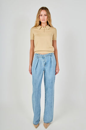 ENDLESS ROSE - Wrapped Jeans - PANTS available at Objectrare