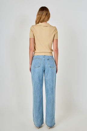 ENDLESS ROSE - Wrapped Jeans - PANTS available at Objectrare