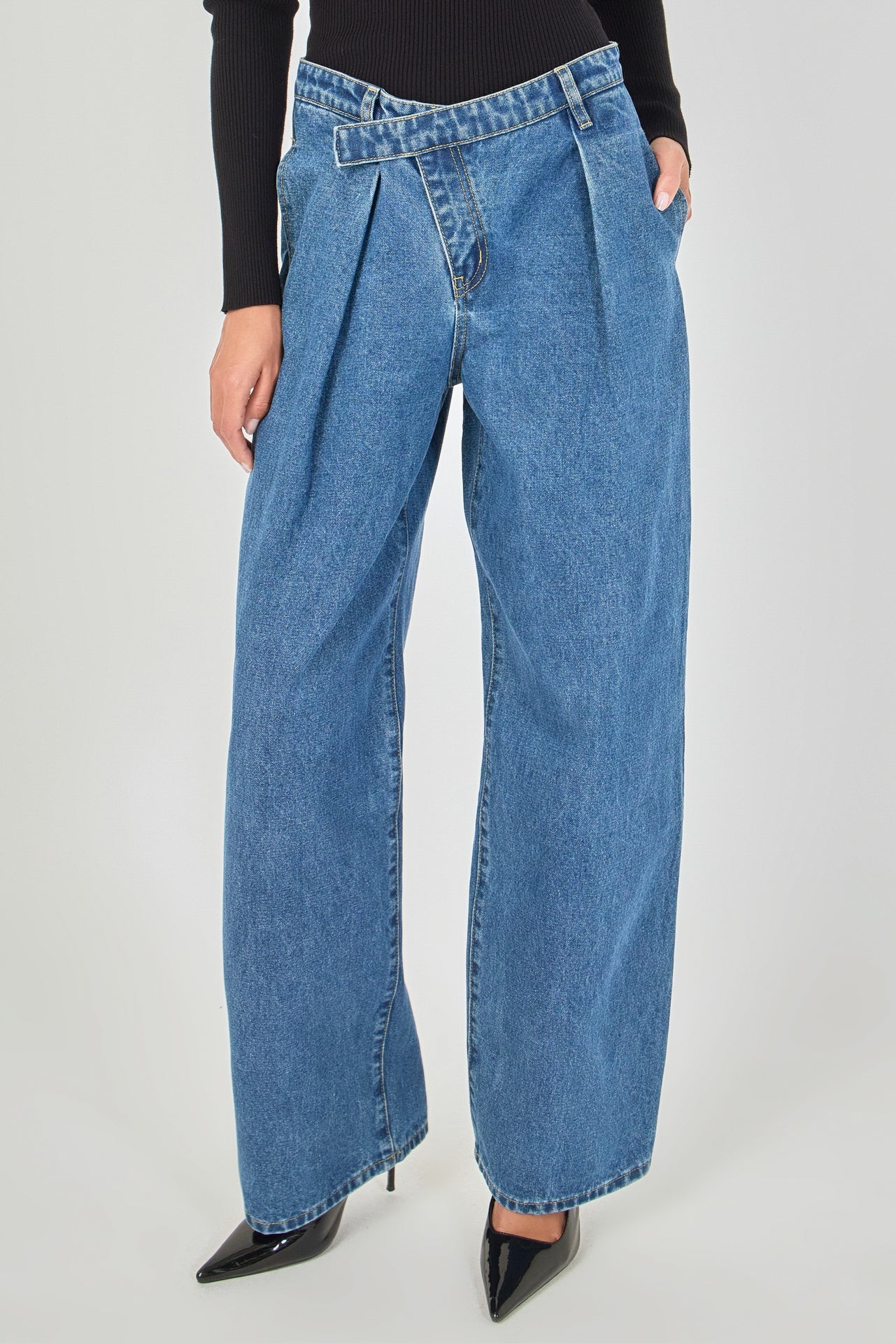 ENDLESS ROSE - Wrapped Jeans - PANTS available at Objectrare