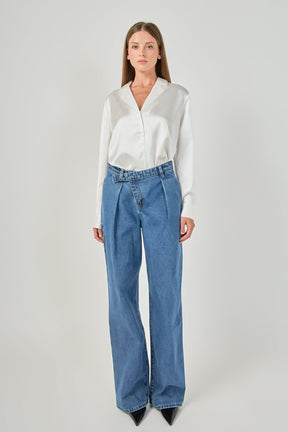 ENDLESS ROSE - Wrapped Jeans - PANTS available at Objectrare