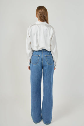 ENDLESS ROSE - Wrapped Jeans - PANTS available at Objectrare
