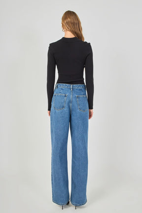 ENDLESS ROSE - Wrapped Jeans - PANTS available at Objectrare