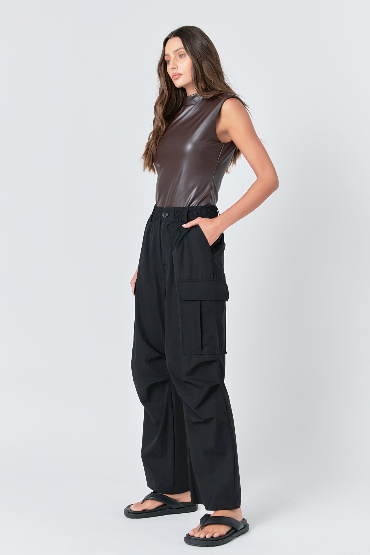 GREY LAB - Baggy Cargo Pants - PANTS available at Objectrare