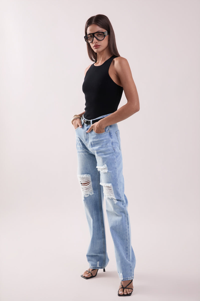 ENDLESS ROSE - Knitdown Tank Top - TOPS available at Objectrare