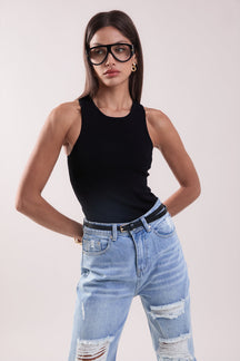 ENDLESS ROSE - Knitdown Tank Top - TOPS available at Objectrare