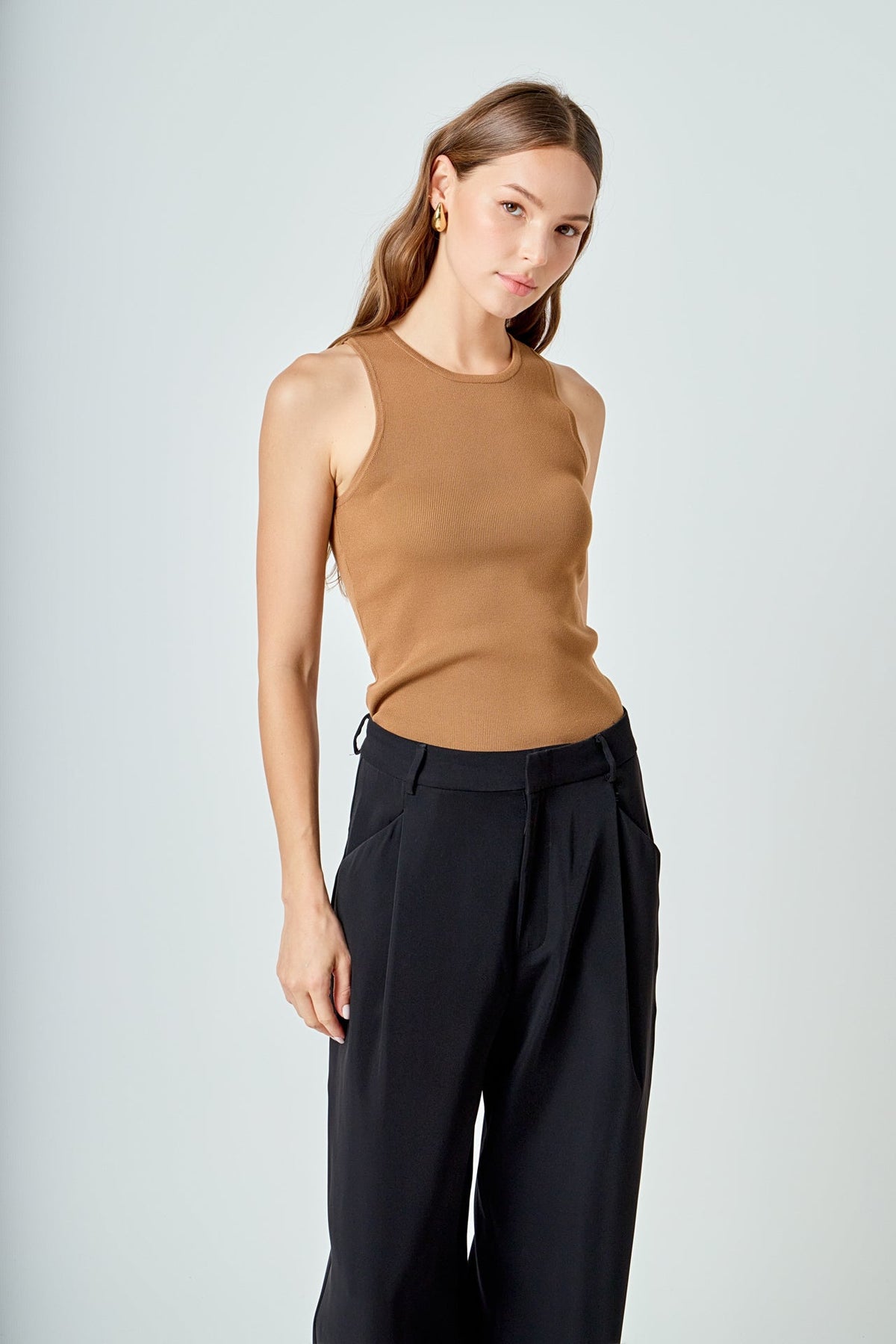ENDLESS ROSE - Knitdown Tank Top - TOPS available at Objectrare