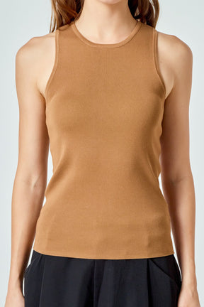 ENDLESS ROSE - Knitdown Tank Top - TOPS available at Objectrare