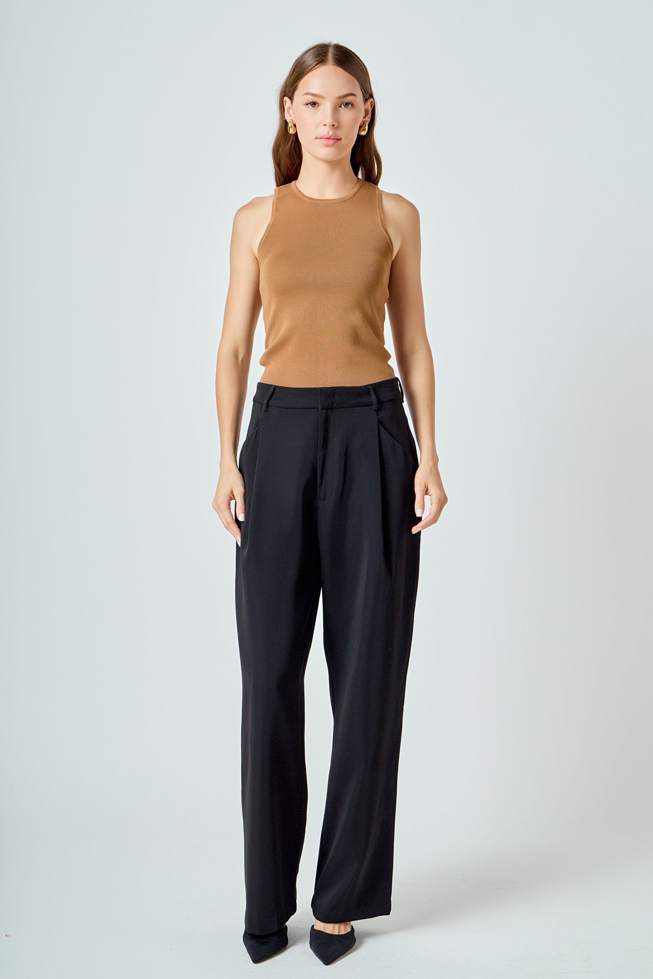 ENDLESS ROSE - Knitdown Tank Top - CAMI TOPS & TANK available at Objectrare