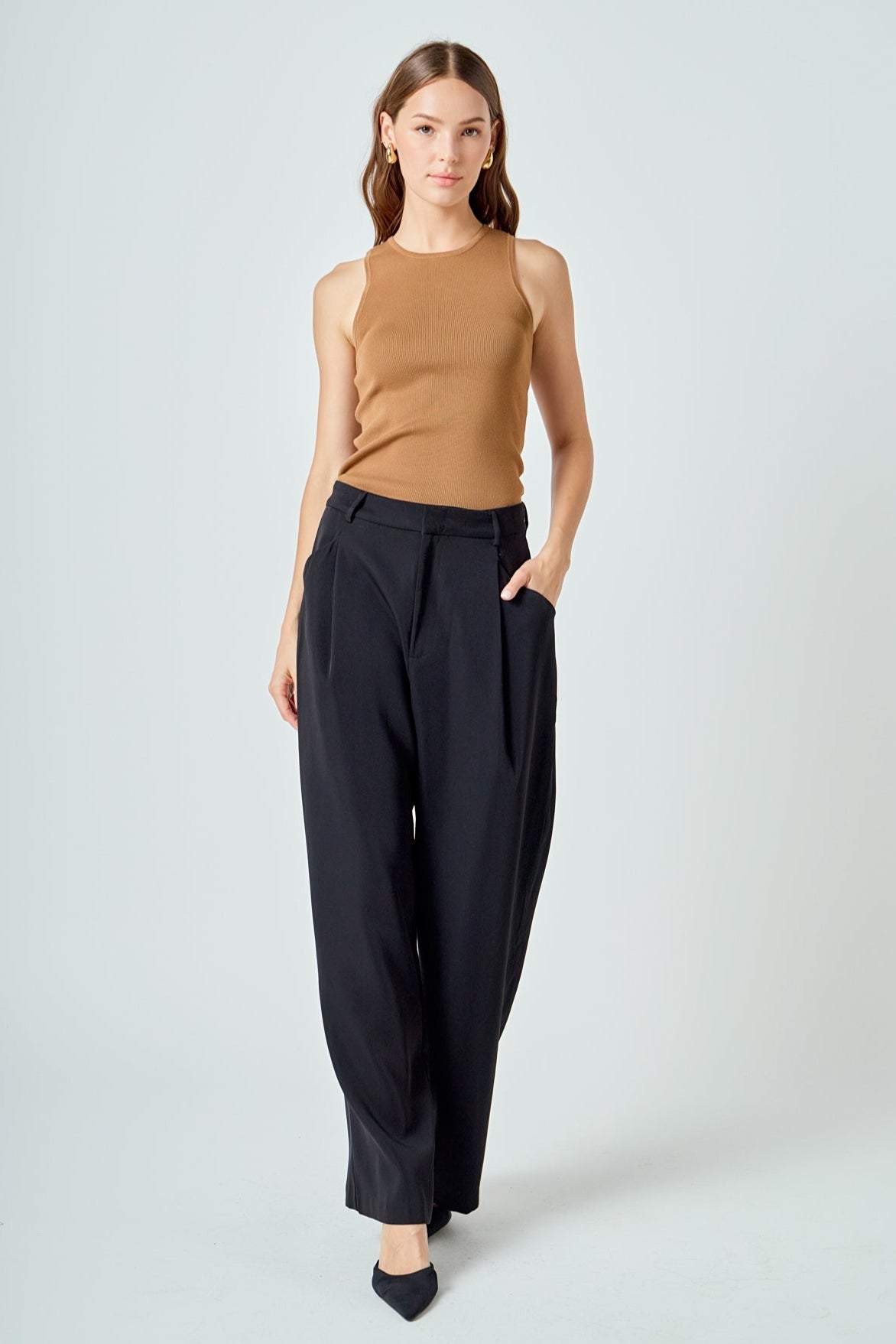 ENDLESS ROSE - Knitdown Tank Top - CAMI TOPS & TANK available at Objectrare