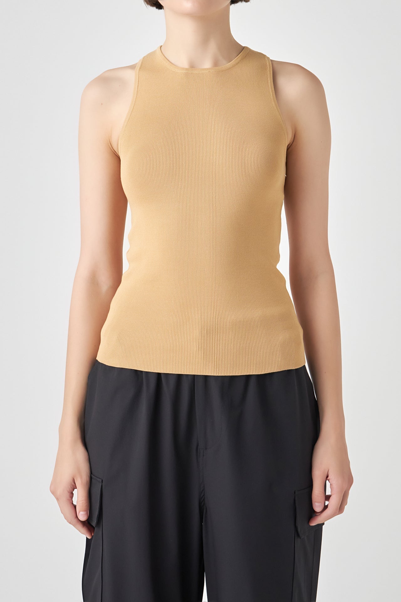 GREY LAB - Grey Lab - Knitdown Tank Top - CAMI TOPS & TANK available at Objectrare