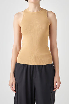 GREY LAB - Grey Lab - Knitdown Tank Top - CAMI TOPS & TANK available at Objectrare