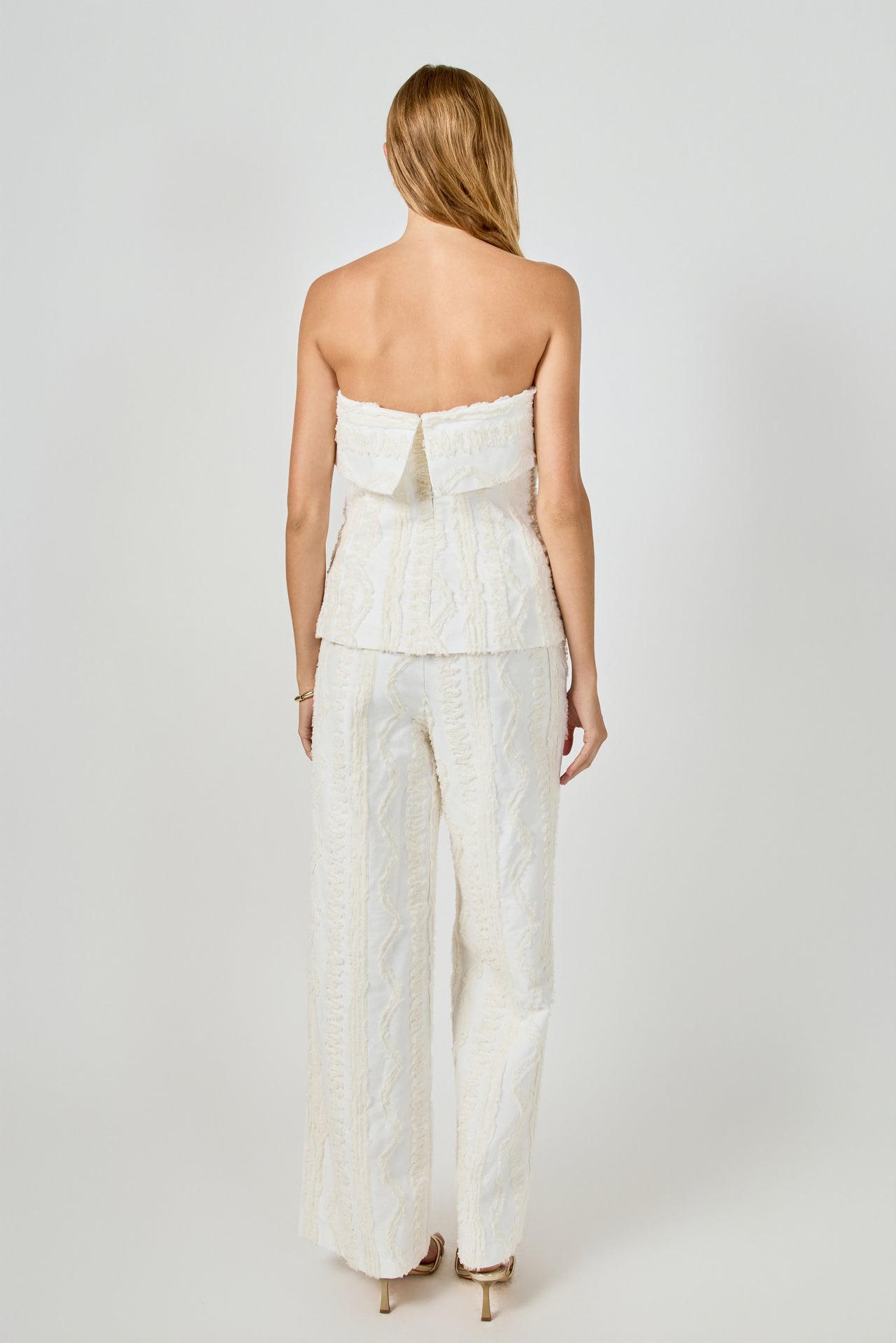 ENDLESS ROSE - Embroidered Strapless Tube Top - TOPS available at Objectrare