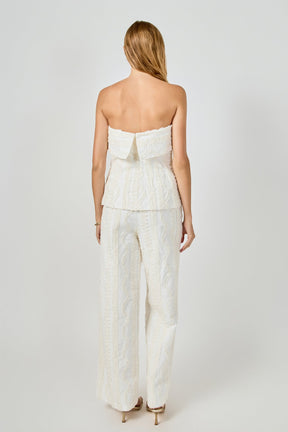 ENDLESS ROSE - Embroidered Strapless Tube Top - TOPS available at Objectrare