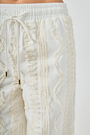 ENDLESS ROSE - Embroidered Relaxed Pants - PANTS available at Objectrare