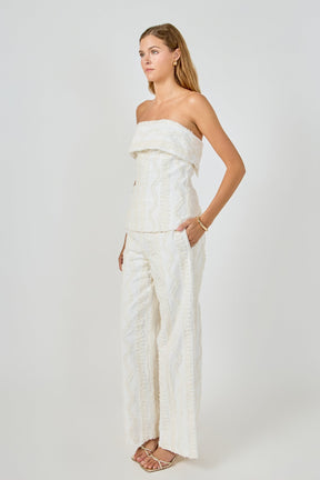 ENDLESS ROSE - Embroidered Relaxed Pants - PANTS available at Objectrare