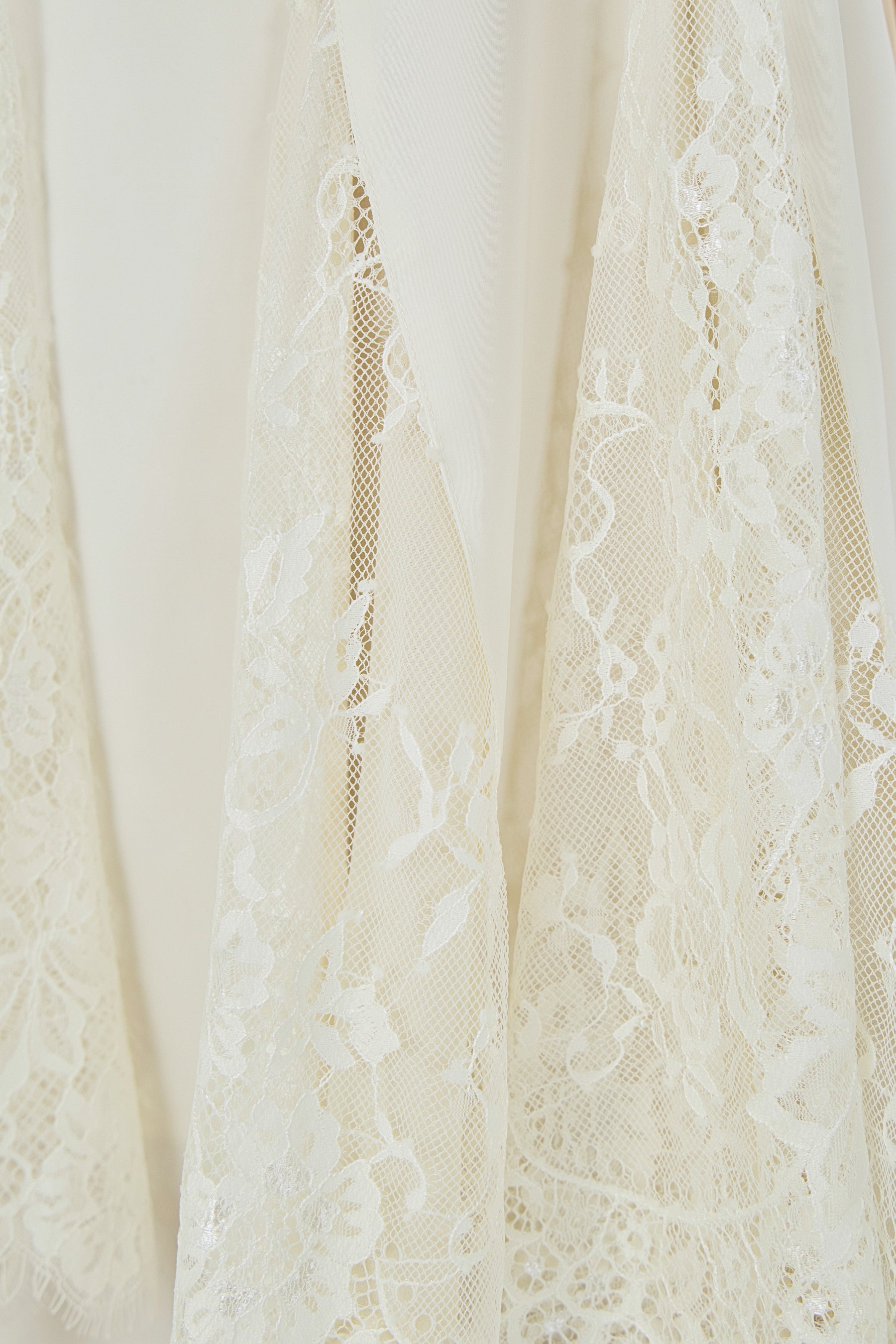 ENDLESS ROSE - Sleeveless Lace Godet Mini Dress - DRESSES available at Objectrare
