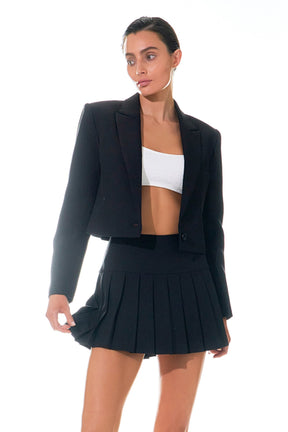 GREY LAB - Pleated Mini Skort - SKORTS available at Objectrare