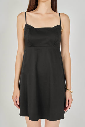 ENDLESS ROSE - Spaghetti Strap Mini Dress - DRESSES available at Objectrare