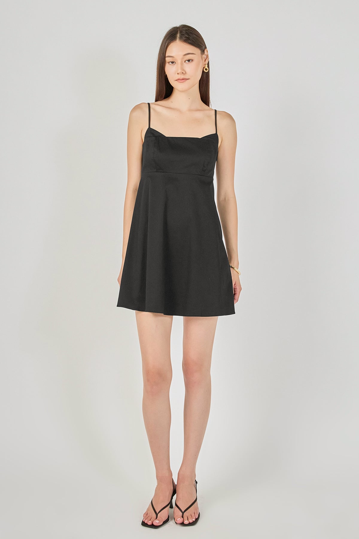 ENDLESS ROSE - Spaghetti Strap Mini Dress - DRESSES available at Objectrare