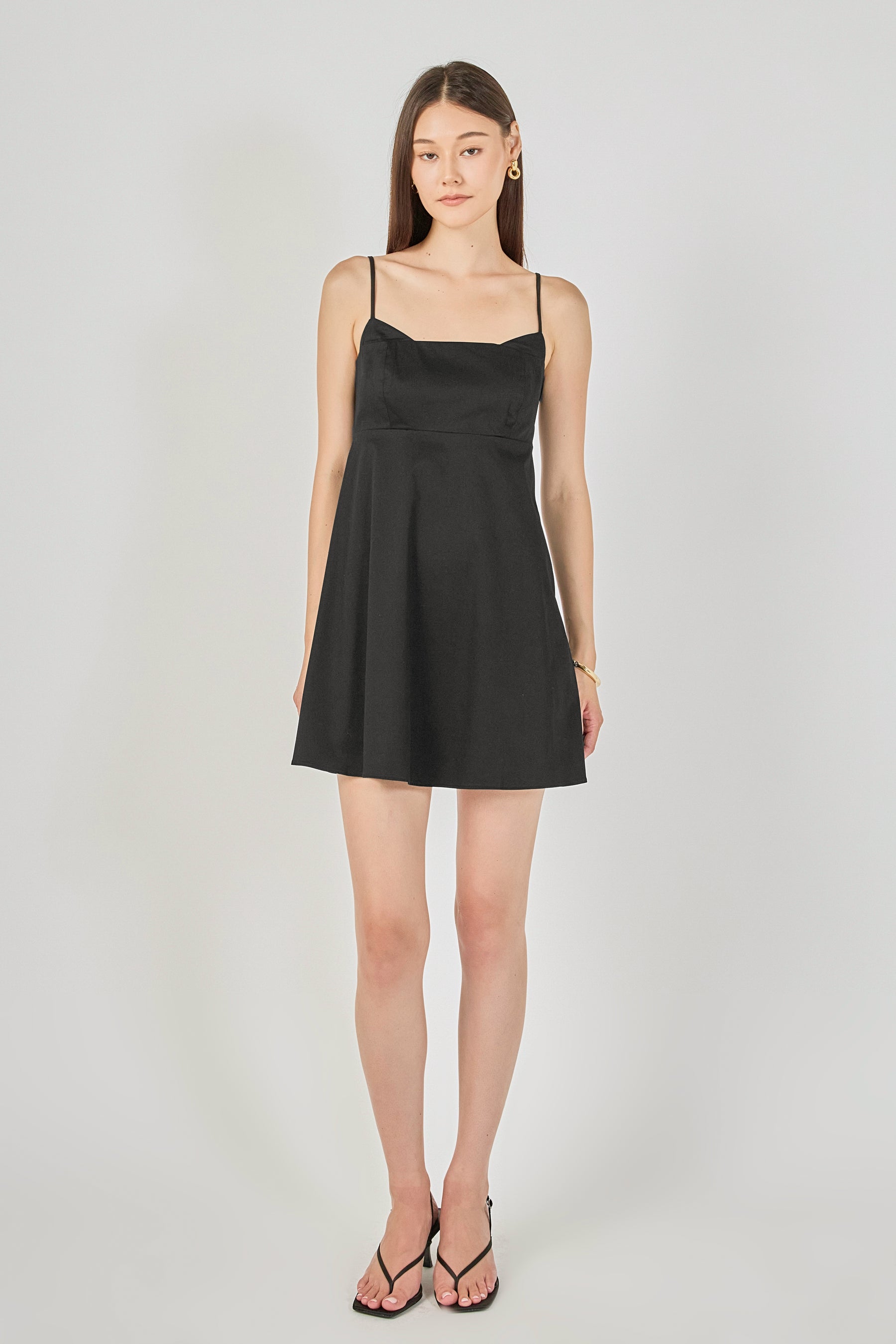 ENDLESS ROSE - Spaghetti Strap Mini Dress - DRESSES available at Objectrare