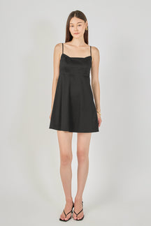 ENDLESS ROSE - Spaghetti Strap Mini Dress - DRESSES available at Objectrare