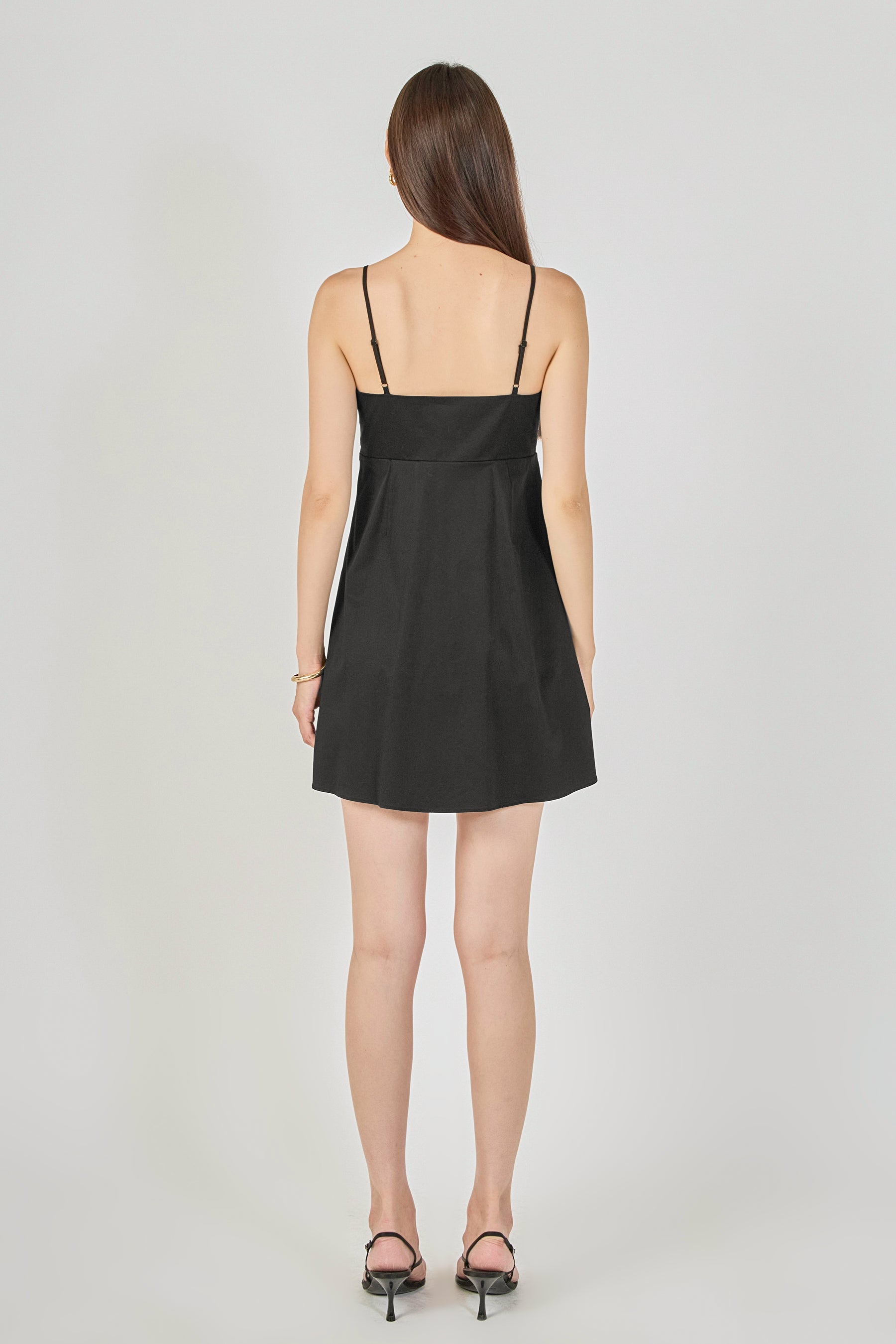 ENDLESS ROSE - Spaghetti Strap Mini Dress - DRESSES available at Objectrare