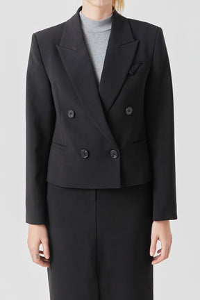 GREY LAB - Grey Lab - Double Breasted Blazer - BLAZERS available at Objectrare