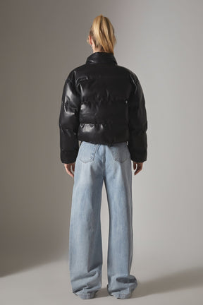 GREY LAB - Cropped Puffer Jacket - JACKETS available at Objectrare