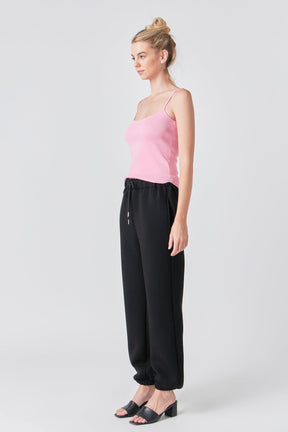 GREY LAB - Round Hem Knit Tank Top - CAMI TOPS & TANK available at Objectrare