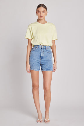 ENDLESS ROSE - Cropped Top with Elastic Band - TOPS available at Objectrare