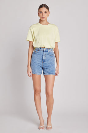 ENDLESS ROSE - Cropped Top with Elastic Band - TOPS available at Objectrare