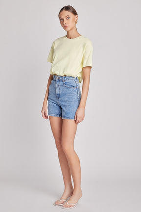 ENDLESS ROSE - Cropped Top with Elastic Band - TOPS available at Objectrare
