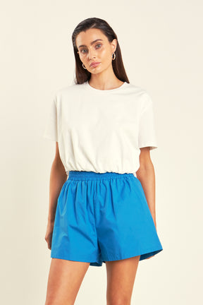 GREY LAB - Cropped Top with Elastic Band - TOPS available at Objectrare